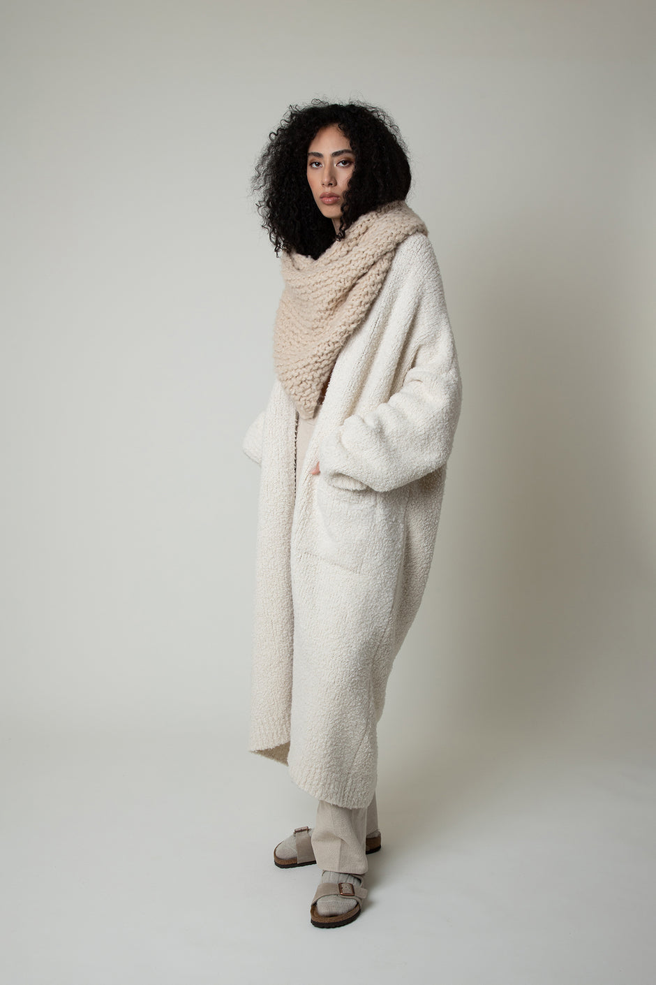 OLEMA CARDIGAN | ECRU