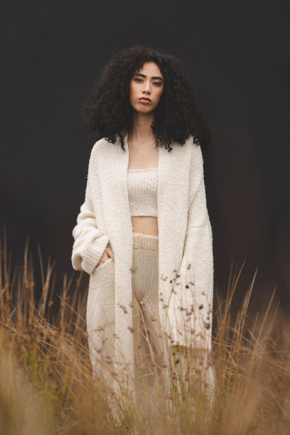 OLEMA CARDIGAN | ECRU